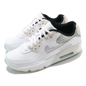 Nike Air Max 90 SE 2 GS Netted Heel White Platinum Tint Kid Women  DB4187-100 | eBay