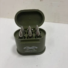 6 Whiskey & Cocktail Chillers Silver Bullet Shaped Drink Chillers