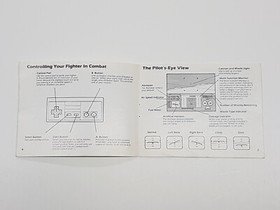 Top Gun Authentic Original NES Nintendo Manual Only *wear