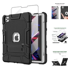 For iPad Pro 4th/3rd/2nd Gen 11 in Case Rugged Shockproof Heavy Duty Stand Cover