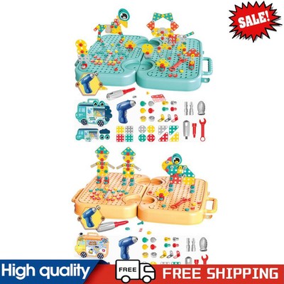 Magic Montessori Play Toolbox Design und Bohrspielzeug Kinder Werkzeugset für Jungen Mädchen 
