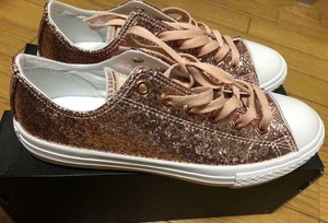 pink gold converse