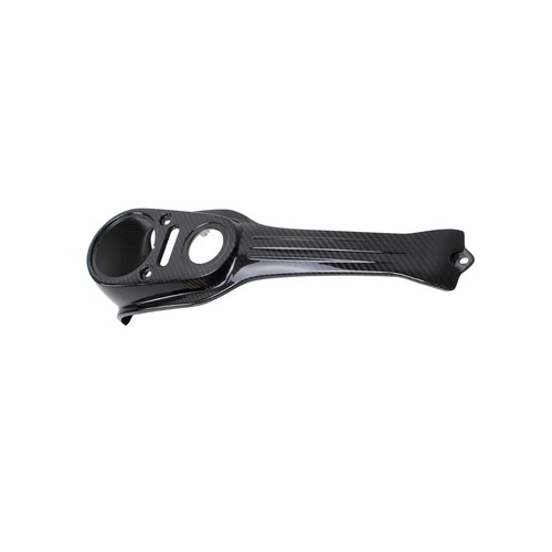 Cubierta de panel de tablero negro de fibra de carbono para Harley Dyna Street Bob FXDB/I - Imagen 5 de 8