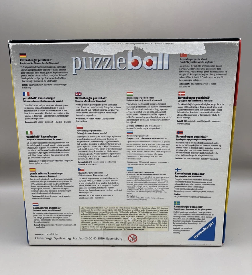 Vintage The Simpsons Round Puzzle Ball 240 Pieces - Image 4 of 4