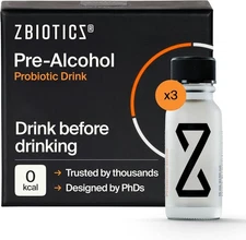 ZBiotics — Feel Better After Drinking, Wake Up 0.5 Fl Oz (Pack of 3) 