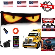 Synchronize Multiple Devil Eyes Light, 23''x5'' Full Color LED Eyes for Truck...