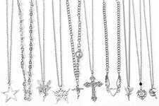 10 Pcs Y2k Necklace Set for Women, Goth Grunge Accessories Jewelry Necklaces,...