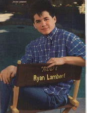 Ryan Lambert pinup Rudy Monster Squad picture Brian Robbins photo clippings pix