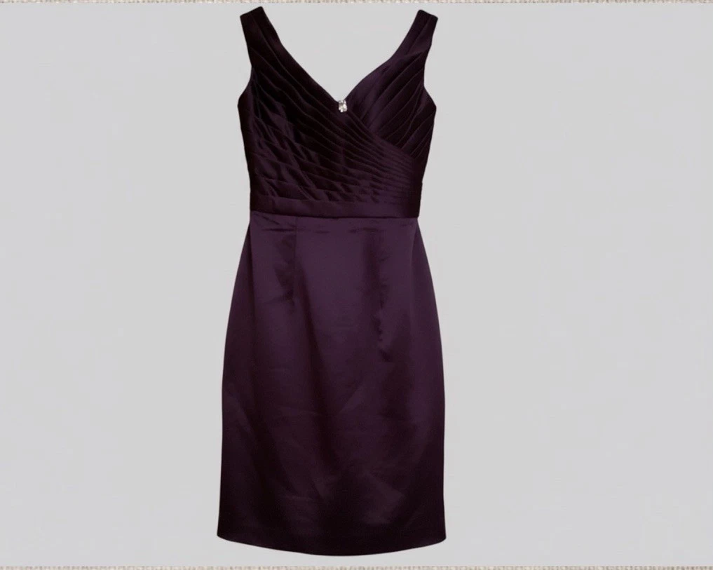mori lee eggplant bridesmaid dress Purple Eggplant Chiffon Long Prom Gown by Mori Lee (ML-20421) MSRP $199