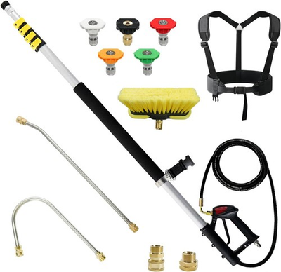 #ad 24 FT Telescoping Pressure Washer Extension Wand $148.76