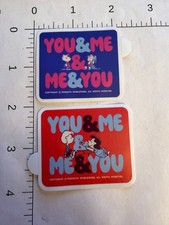 STICKER: Peanuts Charlie Brown Snoopy Woodstock reusable