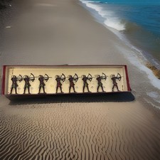 Vintage Britain  s Ltd. WEST AFRICA Togoland WARRIORS No. 202 With Original Box