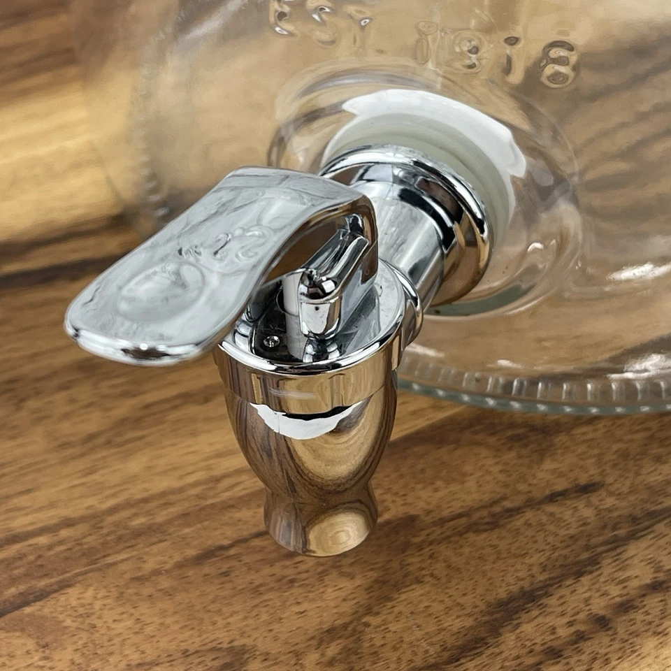 Nantucket Old Fashioned Glassware Co. 2 gal. Dispensador de bebidas con tapa de cerámica Foto 2 de 4