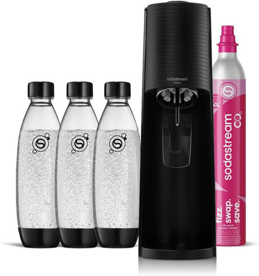 Sodastream - Terra Wassersprudler, Quick Connect Zylindersystem, Mit 60L Co2-Zyl