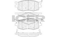 Bremsbelagsatz Vorne Mando-System FüR Hyundai Accent III MC Limo I20 I PB 05-15