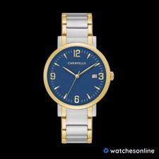 Bulova Caravelle Quartz Blue Dial Men's Watch 45A149