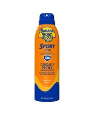 Banana Boat Sport Ultra Spray SPF 100 Sunscreen, Clear 6 Oz./170g, Exp. 3/2028