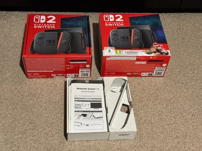 Nintendo Switch 2 Mario Kart World Console Box - EMPTY PACKAGING ONLY - NEW