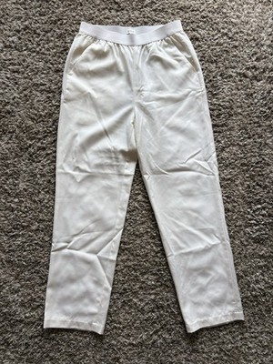 KULE The Francis Pant Cream 100% Wool Straight Leg Woman s Trouser Size S