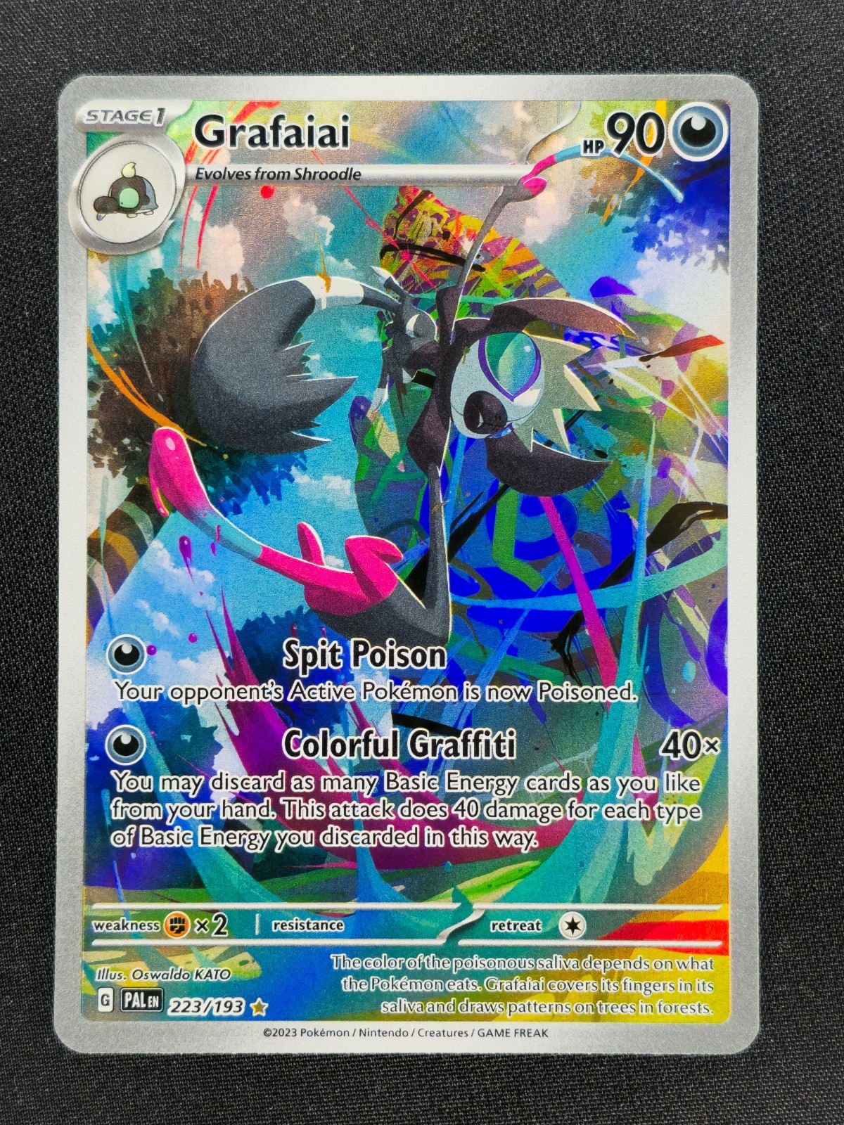 Grafaiai 223 Pokemon Paldea Evolved NM 🔥🔥🔥
