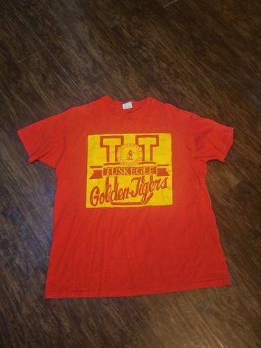 Tuskegee University Shirt vintage 80s red XXL Champion Alabama single stitch