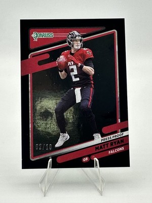 2021 Panini Donruss - Matt Ryan #232 Press Proof Black 2/10 Atlanta Falcons