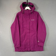 Columbia Omni Tech Windbreaker Womens Size Large Jacket Coat Waterproof Hooded
