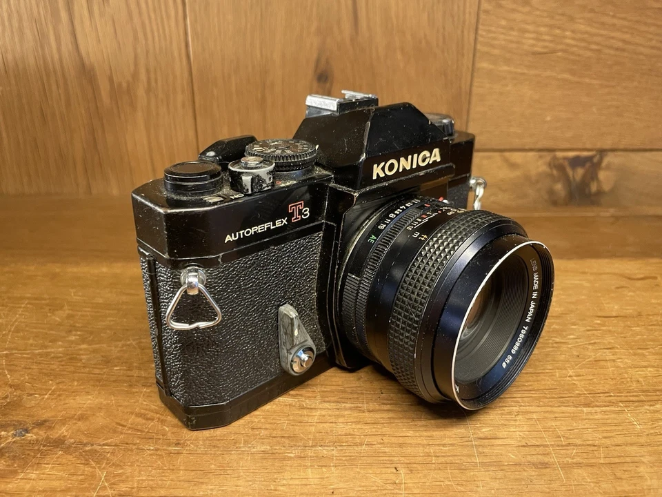 *LEER: Excelente+4* Cámara fotográfica Konica Autoreflex T3 último modelo Hexanon AR 50 mm F/1,7 Foto 4 de 4