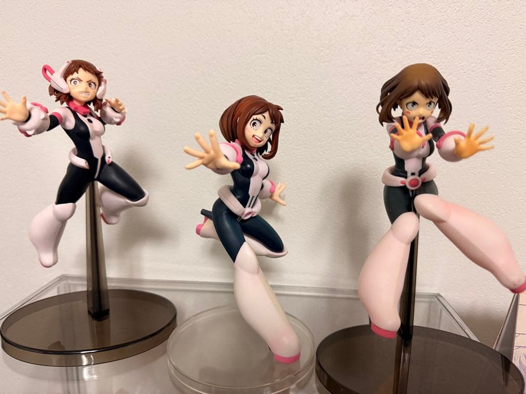 Juego de 3 figuras de anime coleccionables My Hero Academia Ochako Uraraka Japón