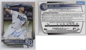 2025 Bowman Chrome Prospect Auto Refractor /499 Mike Vasil #CPA-MV Auto