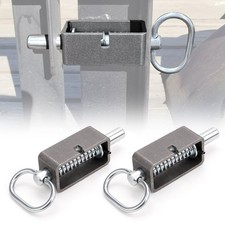 Heavy Duty Trailer Gate Latch, Weld-On 5/8" Spring Latch Assembly with Plain ...