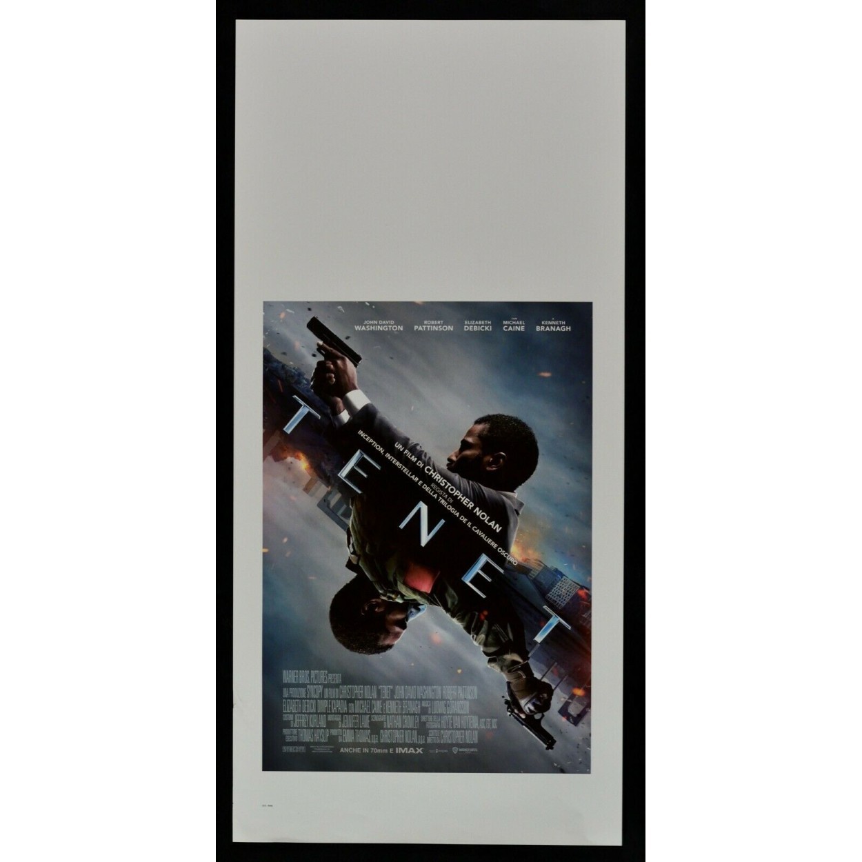 Locandina originale film Tenet (2020) - Regia di Christopher Nolan