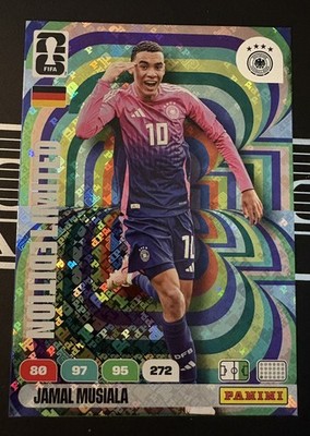 Jamal Musiala XXL Jumbo Card PANINI FIFA World Cup 2026 Holo