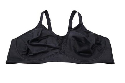 Playtex Women's 18 Hour  Bounce Control Convertible Wireless Bra Black Size 44D