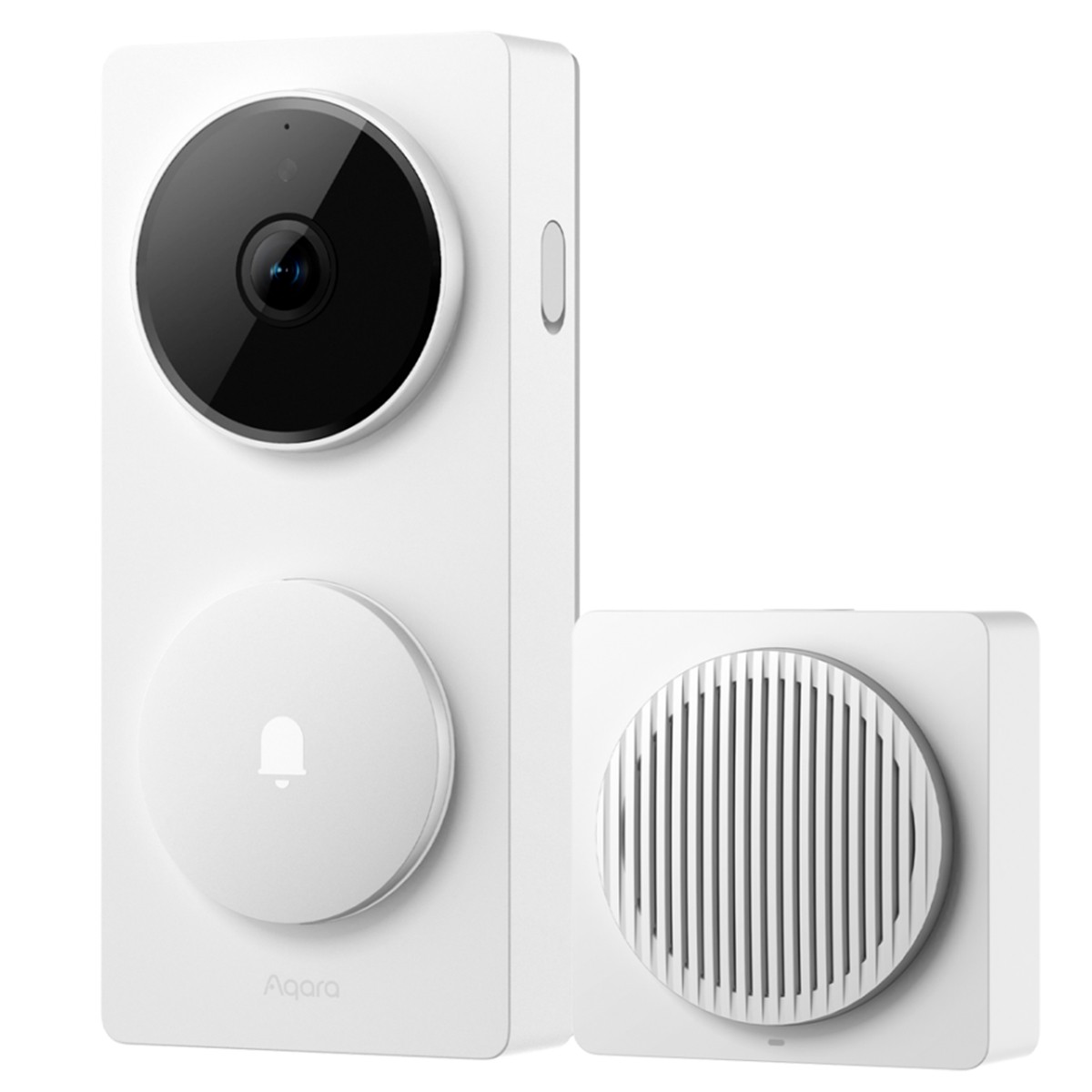 Sonnette vidéo 2K Aqara G410 d'entrée design blanc haut de gamme