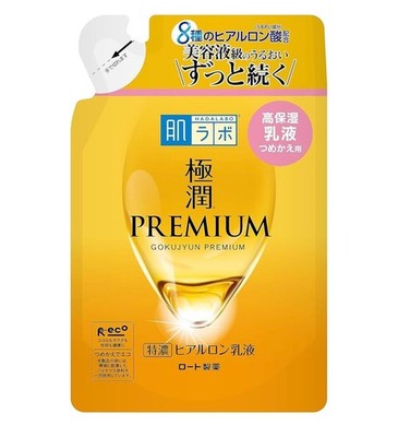 Hada Labo Gokujyun Premium Hyaluron Lotion Creme Nachfüller 140ml (x 1) Japan