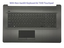 For HP 17BY 17-BY 17-CA Palmrest W/Non-Backlit Keyboard Touchpad L22750-001 Gray
