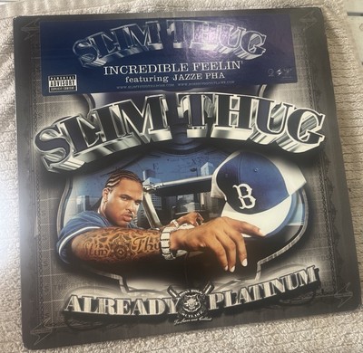 Slim Thug - Incredible Feelin' Feat Jazze Phan 12'' Single Already Platinum 2005