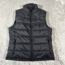 Ororo Heated Puffer Vest Mens Black Quilted Insulated Made In USA No Battery EUC
