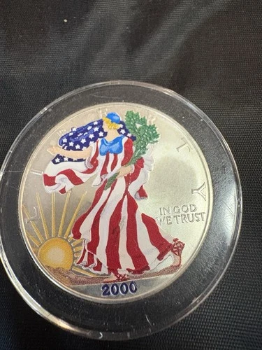 2000 Walking Liberty American Eagle Silver One Ounce .999 Fine