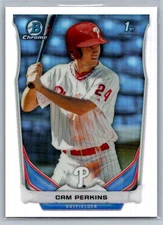 2014 Bowman Chrome Prospects Refractors  Cam Perkins BCP86 /500