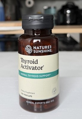 Nature's Sunshine Thyroid Activator, 100 Capsules, Herbal Thyroid Support