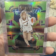 2024 Panini Select WNBA - Concourse Sophie Cunningham #71 Neon Green Prizm /75