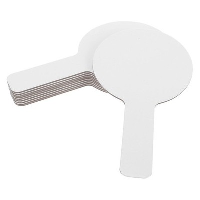  20 Pcs Voting Paddle White Board Handheld Dry Erase Boards Classroom