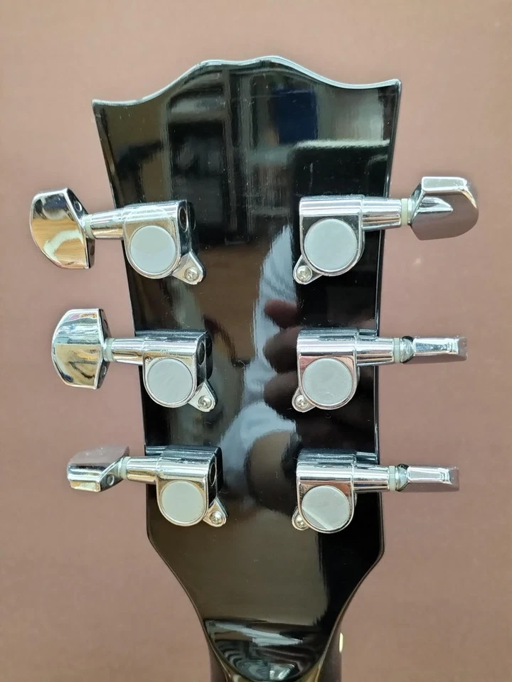 GRASSROOTS G-I-48LP Usado Cuerpo de Aliso Cuello de Arce Diapasón de Palisandro Rojo Foto 3 de 4