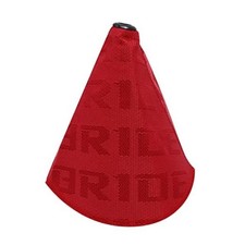 Car Shift Boot Cover, Manual/Auto Shift Knob Boot Dust Cover Red 