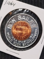 1964 Encased Offset Error Cent Ron Bailey World Book Encyclopedia 