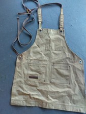 Texas Canvas Wares Waxed Canvas Heavy Duty Work Apron With Pockets