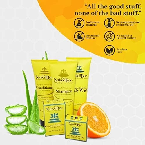 Naked Bee Restoration Foot Balm 2oz Orange Blossom Honey Skin Moisturizer - Image 3 of 4