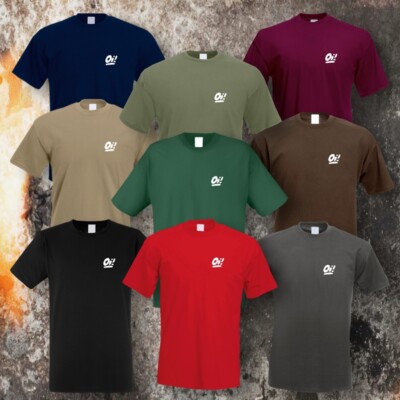 OI! SMALL WEISS T-SHIRT GRÖSSEN S-5XL (9 Farben) 
